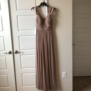 Azazie Taupe Bridesmaid Dress